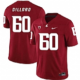 Washington State Cougars 60 Andre Dillard Red College Football Jersey Dzhi,baseball caps,new era cap wholesale,wholesale hats